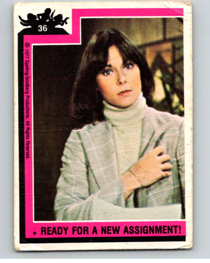 1977 Topps Charlie's Angels #36 Ready for a New Assignment V67188 Image 1