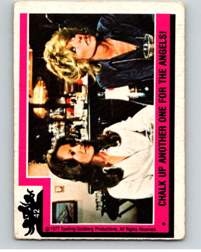 1977 Topps Charlie's Angels #42 Chalk Up Another One for the Angels V67213 Image 1