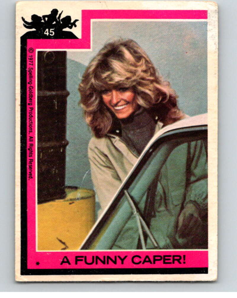 1977 Topps Charlie's Angels #45 A Funny Caper V67228 Image 1