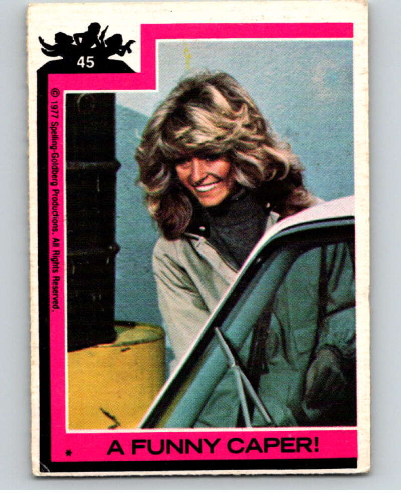 1977 Topps Charlie's Angels #45 A Funny Caper V67229 Image 1