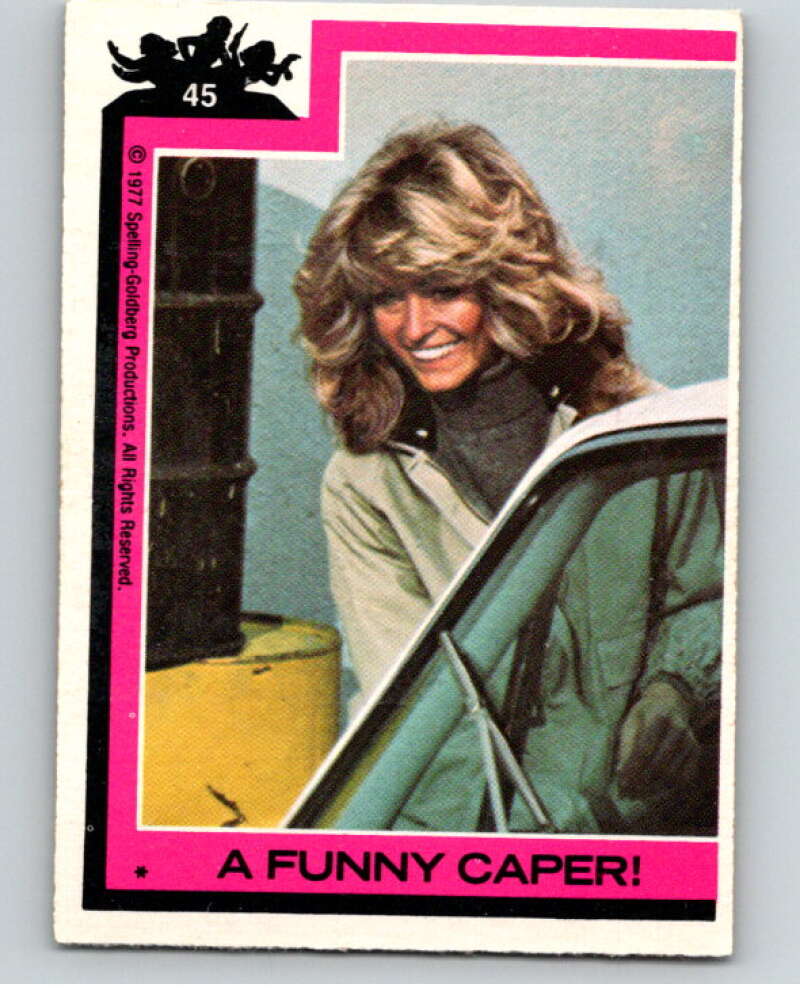 1977 Topps Charlie's Angels #45 A Funny Caper V67231 Image 1