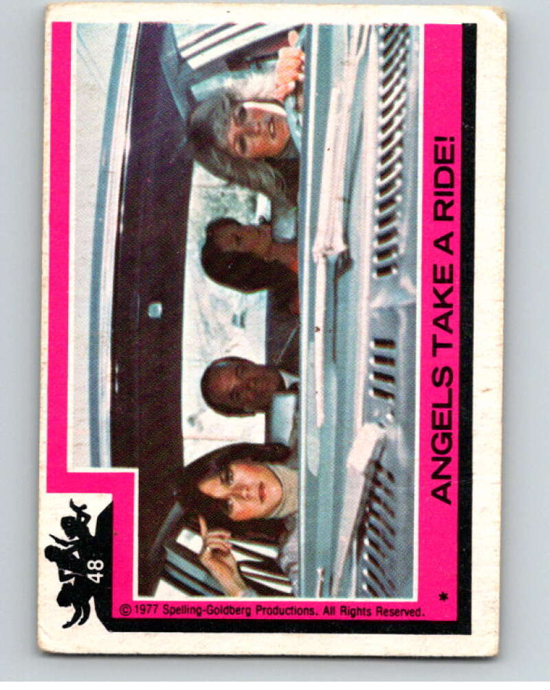 1977 Topps Charlie's Angels #48 Angels Take a Ride V67241 Image 1