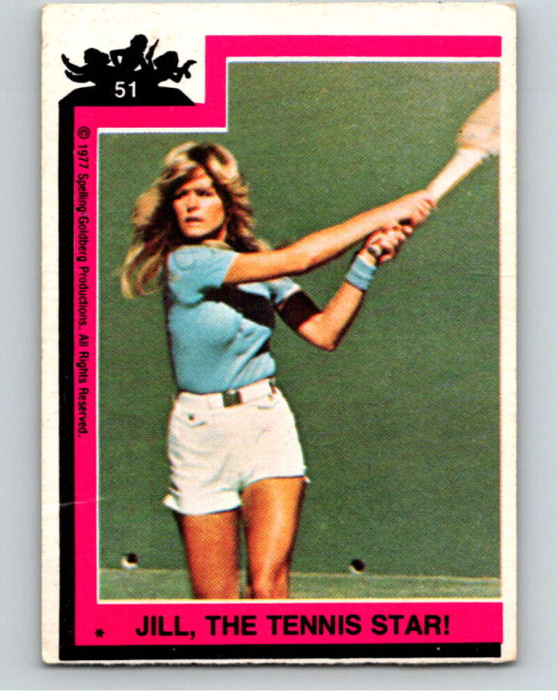 1977 Topps Charlie's Angels #51 Jill/the Tennis Star V67252 Image 1