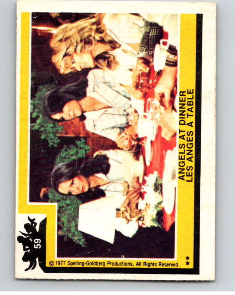 1977 OPC Charlie's Angels #59 Angels At Dinner V67275 Image 1