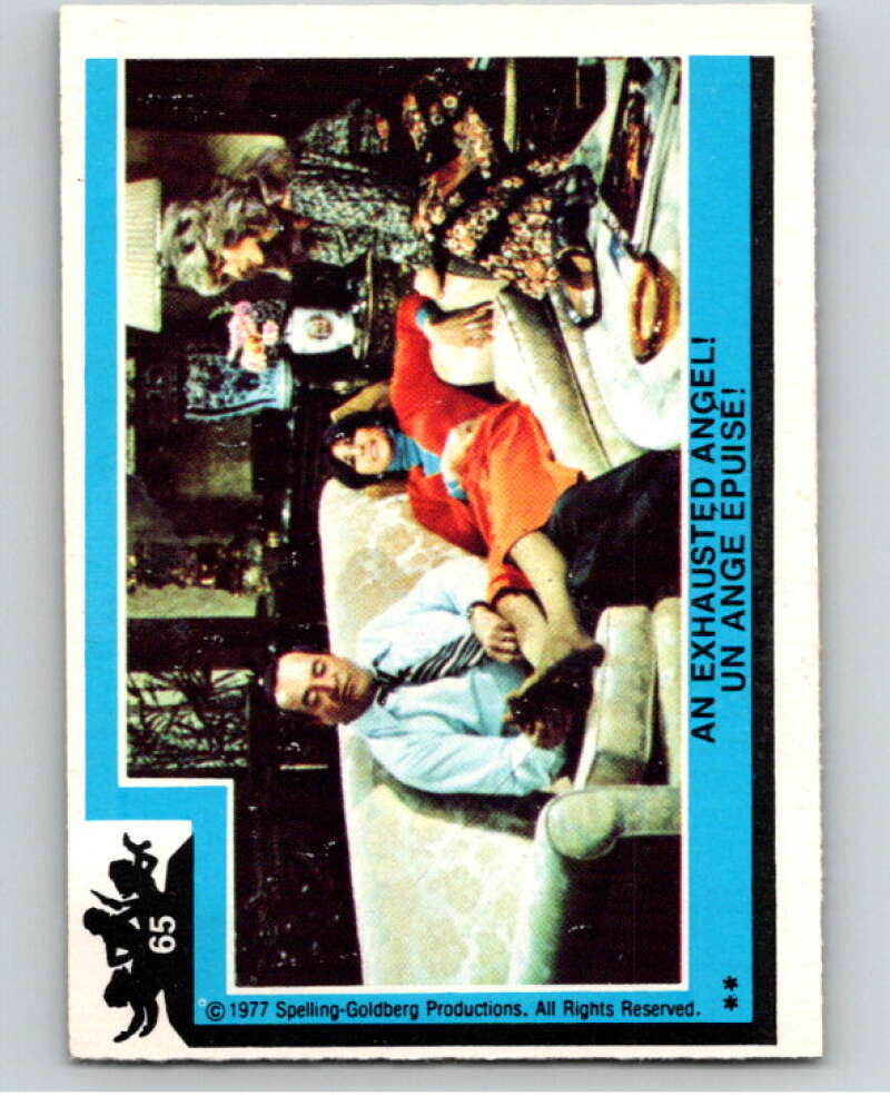 1977 OPC Charlie's Angels #65 An Exhausted Angel V67277 Image 1