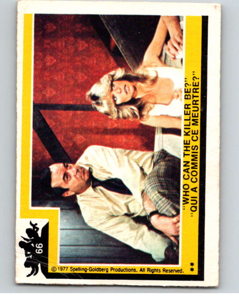 1977 OPC Charlie's Angels #66 Who Can the Killer Be V67278 Image 1