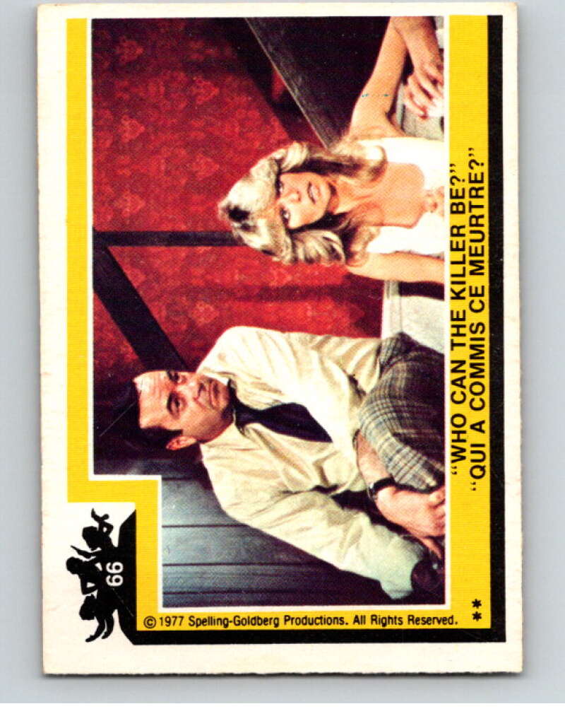 1977 OPC Charlie's Angels #66 Who Can the Killer Be V67279 Image 1