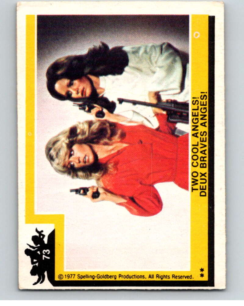 1977 OPC Charlie's Angels #73 Two Cool Angels V67288 Image 1