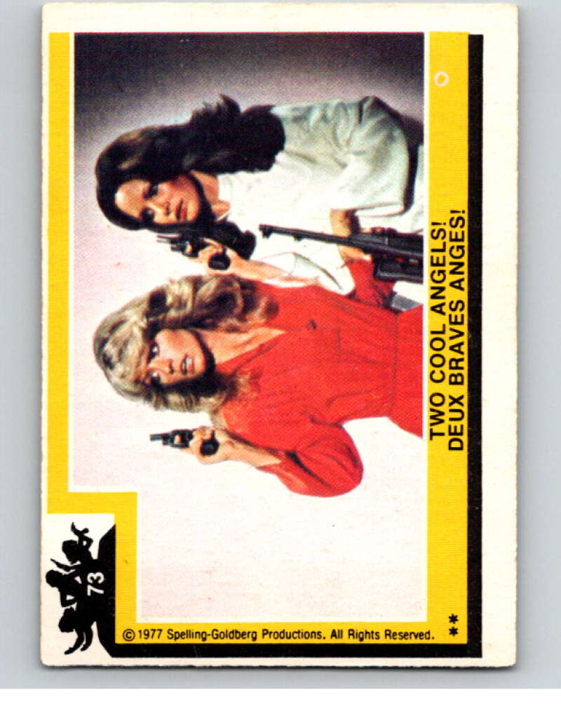 1977 OPC Charlie's Angels #73 Two Cool Angels V67290 Image 1