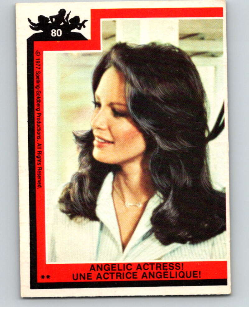 1977 OPC Charlie's Angels #80 Angelic Actress V67294 Image 1