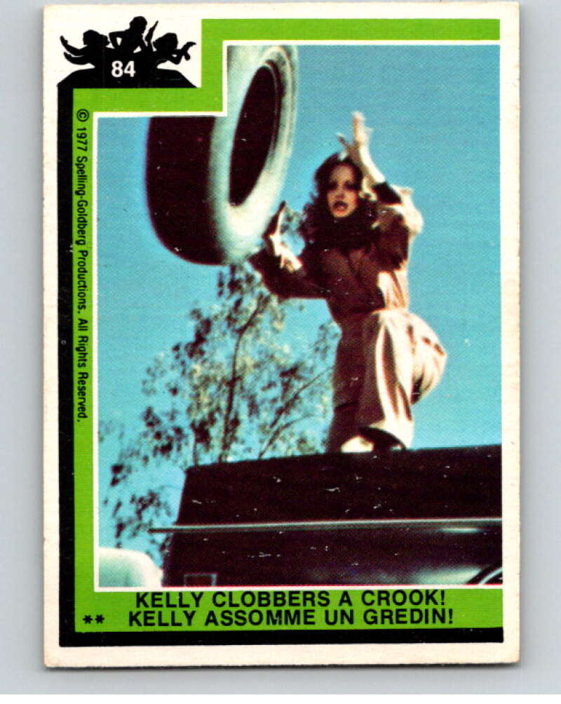 1977 OPC Charlie's Angels #84 Kelly Clobbers a Crook V67302 Image 1