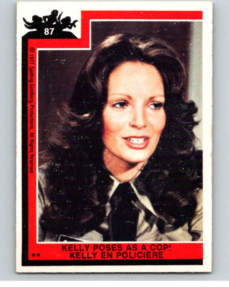 1977 OPC Charlie's Angels #87 Kelly Poses as a Cop V67305 Image 1