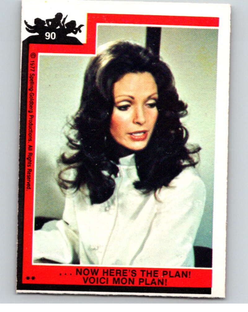 1977 OPC Charlie's Angels #90 Now Here's the Plan V67309 Image 1
