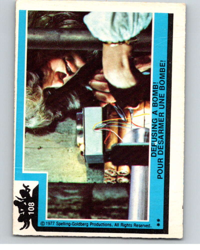 1977 OPC Charlie's Angels #108 Defusing A Bomb V67329 Image 1