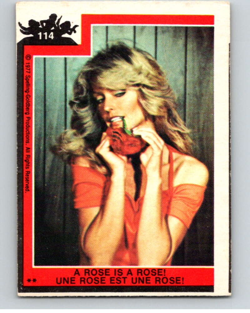 1977 OPC Charlie's Angels #114 A Rose Is A Rose V67338 Image 1