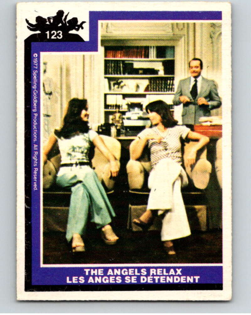 1977 OPC Charlie's Angels #123 The Angels Relax V67348 Image 1