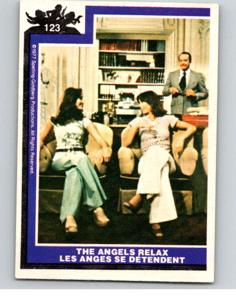 1977 OPC Charlie's Angels #123 The Angels Relax V67349 Image 1