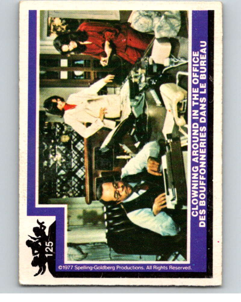 1977 OPC Charlie's Angels #125 Clowning Around in the Office V67350 Image 1