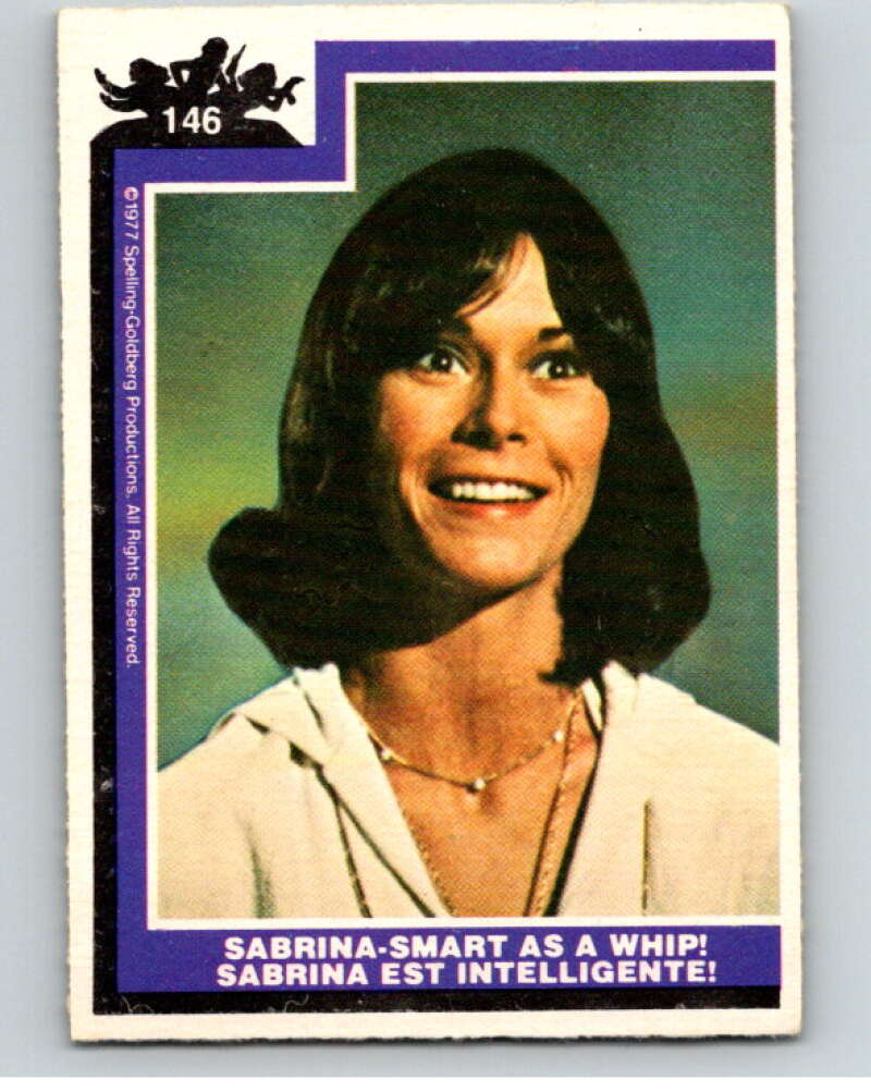 1977 OPC Charlie's Angels #146 Sabrina Smart as a Whip V67381 Image 1