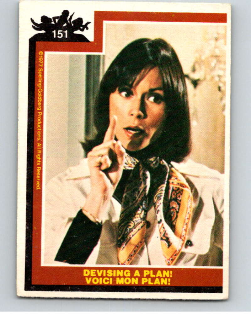 1977 OPC Charlie's Angels #151 Devising a Plan V67387 Image 1