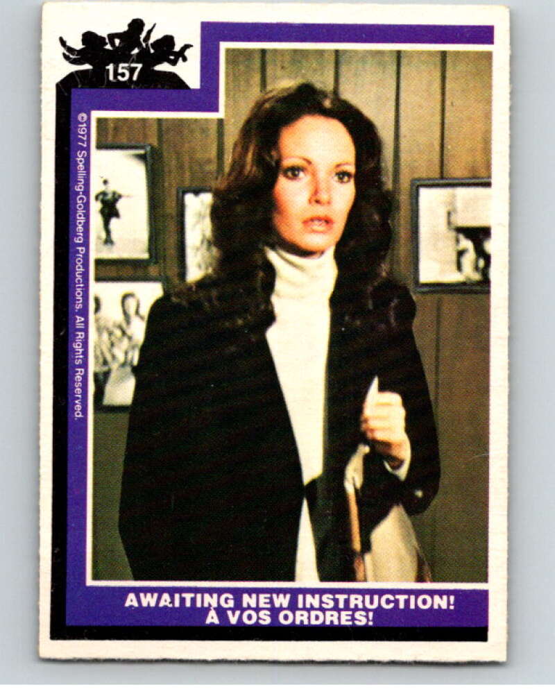 1977 OPC Charlie's Angels #157 Awaiting New Instruction V67393 Image 1