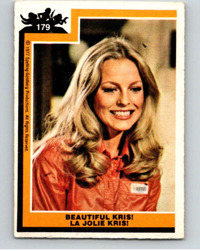 1977 OPC Charlie's Angels #179 Beautiful Kris V67424 Image 1