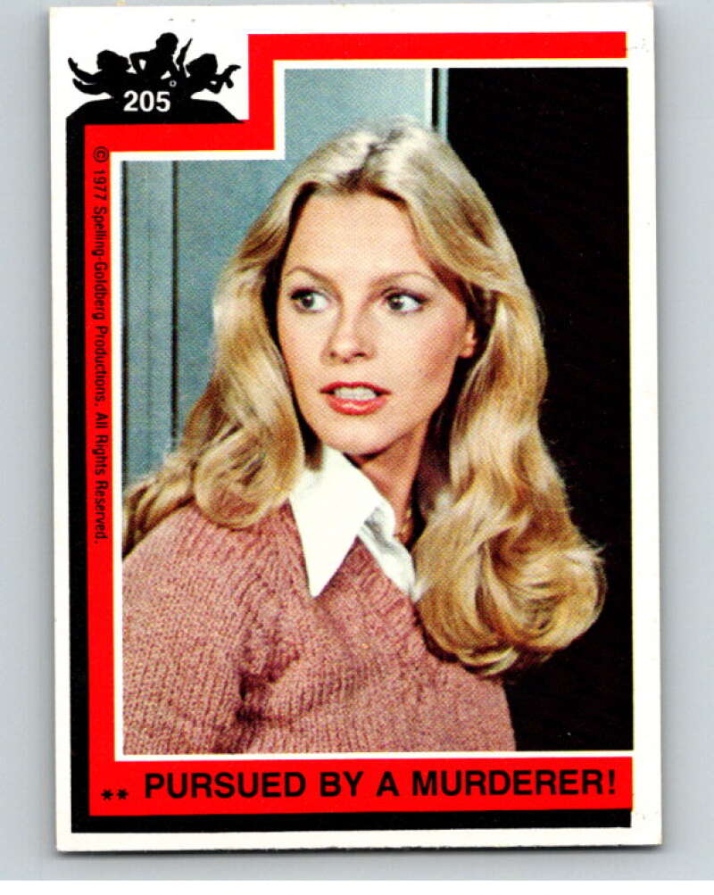 1977 Topps Charlie's Angels #205 Pursued By a Murderer V67436 Image 1