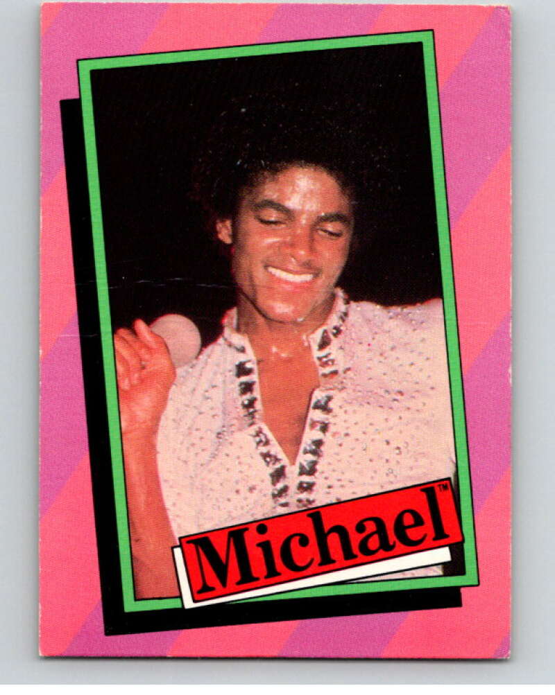 1984 Topps Michael Jackson #3 Michael Jackson's album Thriller V67464 Image 1
