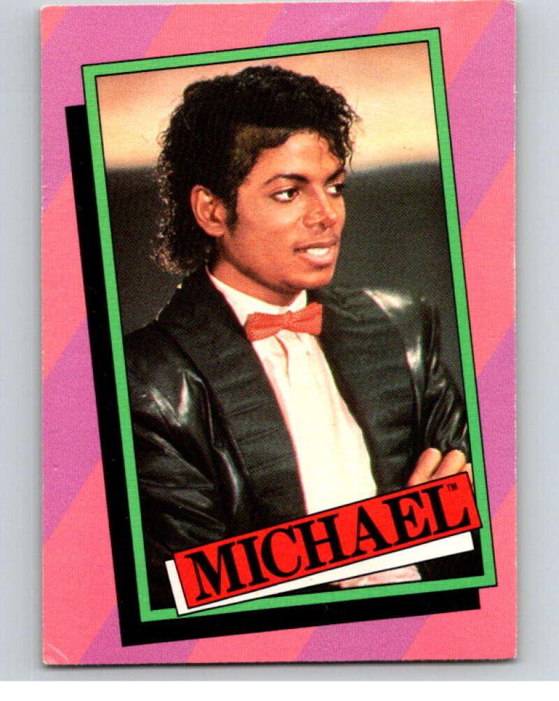 1984 Topps Michael Jackson #6 The Jackson 5 recorded V67476 Image 1