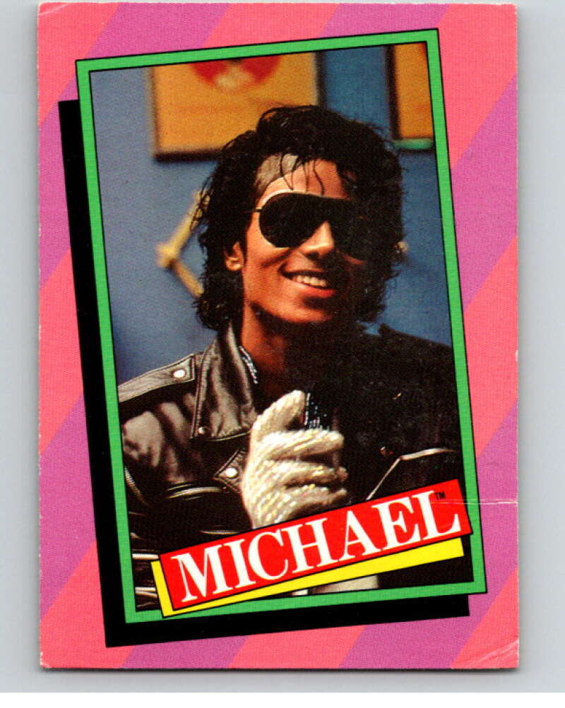 1984 Topps Michael Jackson #8 Michael loves children V67484 Image 1