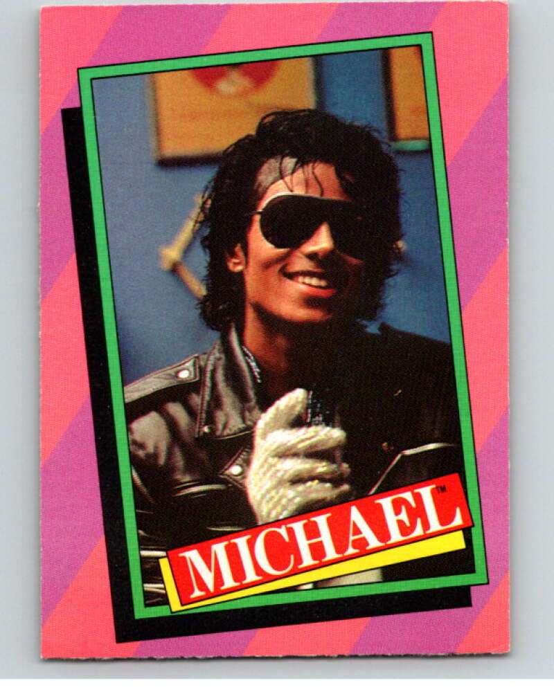 1984 Topps Michael Jackson #8 Michael loves children V67487 Image 1