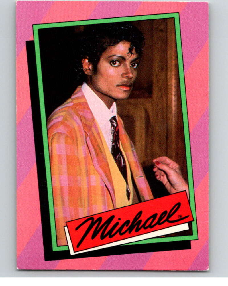 1984 Topps Michael Jackson #9 While maintaining his position V67489 Image 1