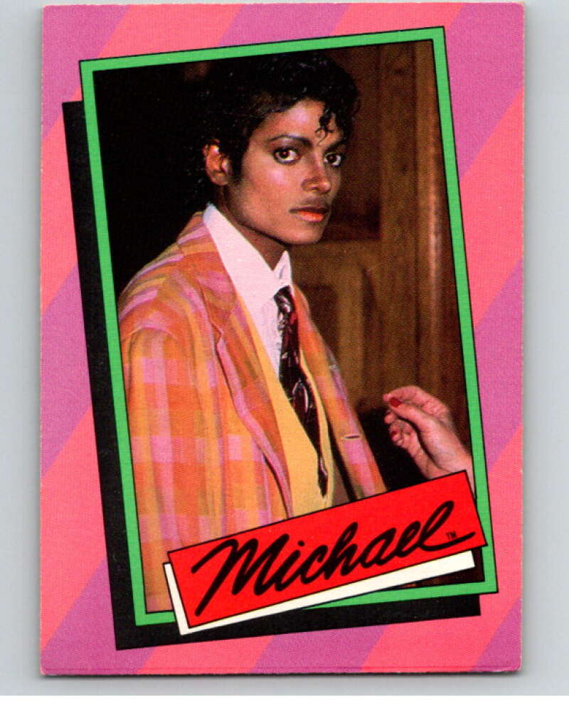 1984 Topps Michael Jackson #9 While maintaining his position V67491 Image 1