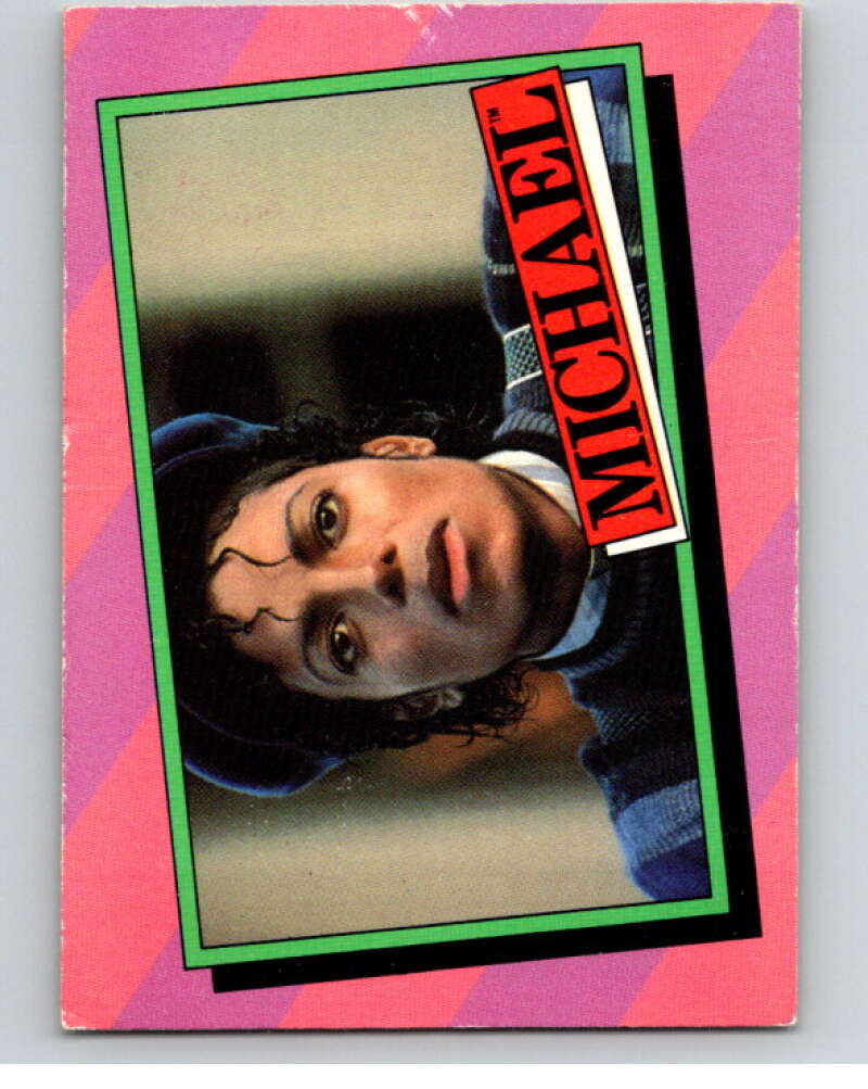 1984 Topps Michael Jackson #15 The NAACP has elected Michael V67514 Image 1