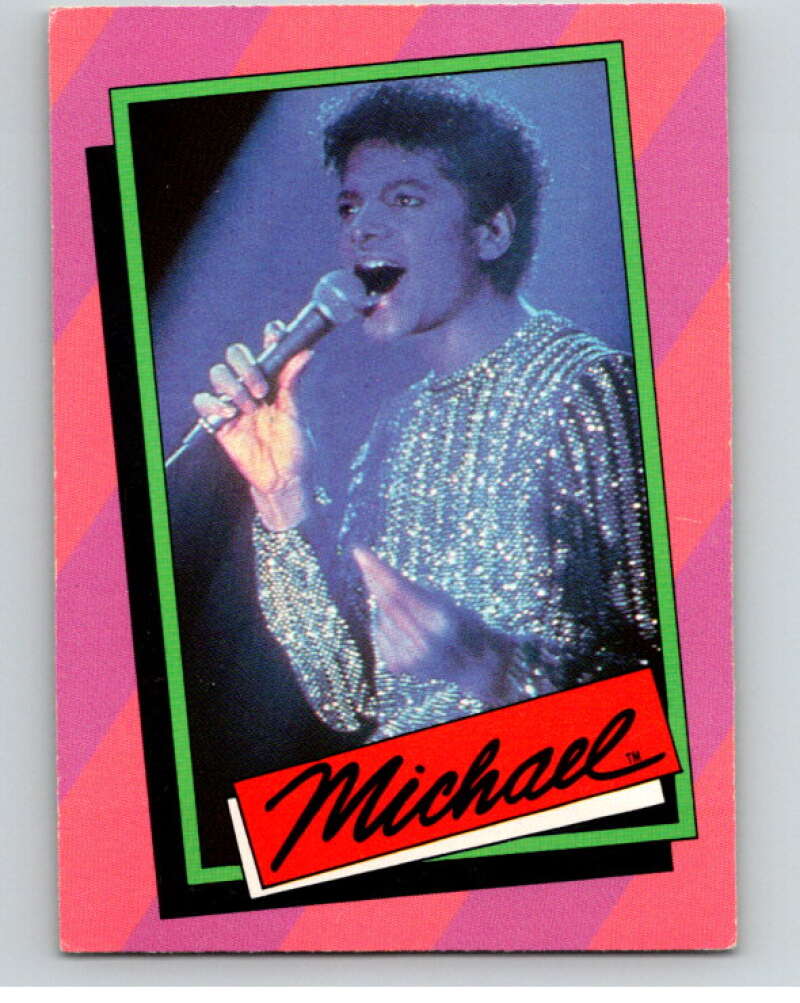 1984 Topps Michael Jackson #16 The 1980s are a watershed V67518 Image 1