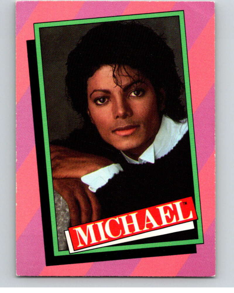 1984 Topps Michael Jackson #17 The very first record V67521 Image 1