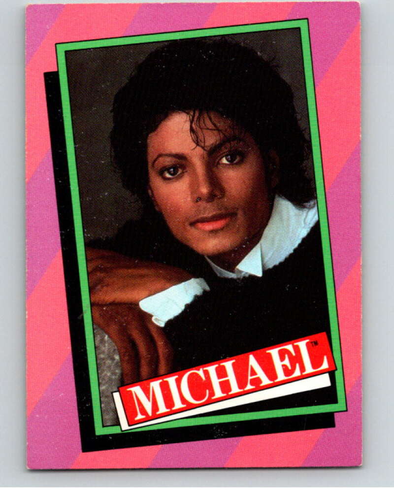 1984 Topps Michael Jackson #17 The very first record V67524 Image 1