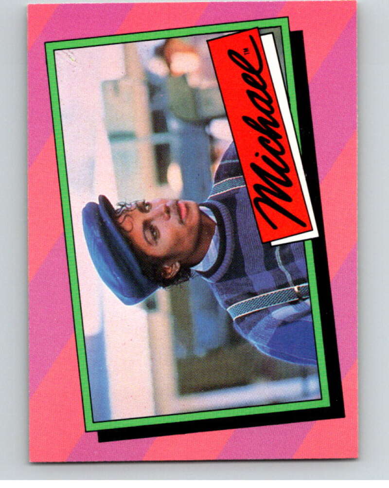 1984 Topps Michael Jackson #22 Michael Jackson is a genuinely V67545 Image 1