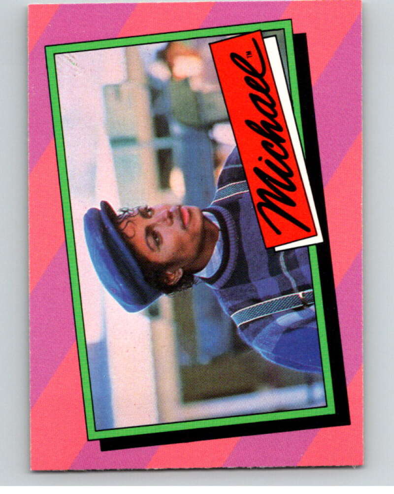 1984 Topps Michael Jackson #22 Michael Jackson is a genuinely V67546 Image 1