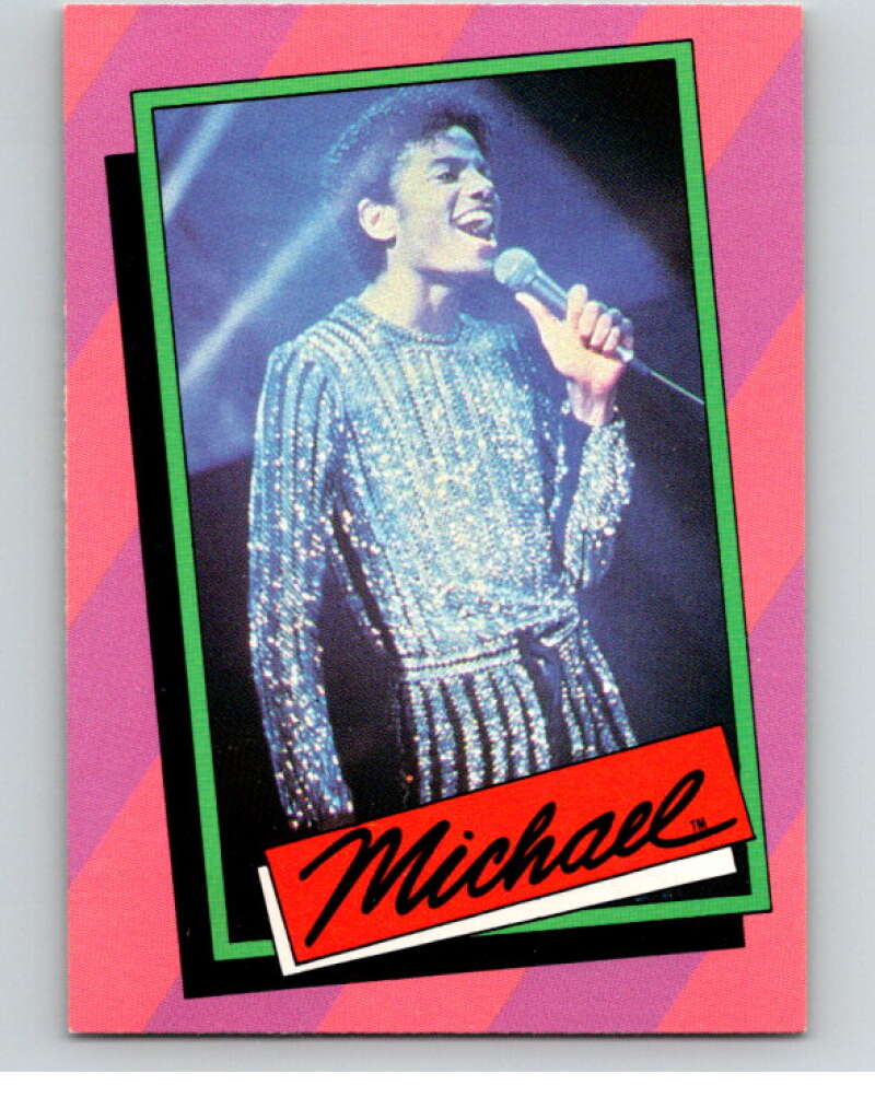1984 Topps Michael Jackson #23 Michael Jackson's electric live V67547 Image 1