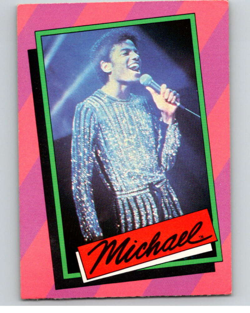 1984 Topps Michael Jackson #23 Michael Jackson's electric live V67552 Image 1
