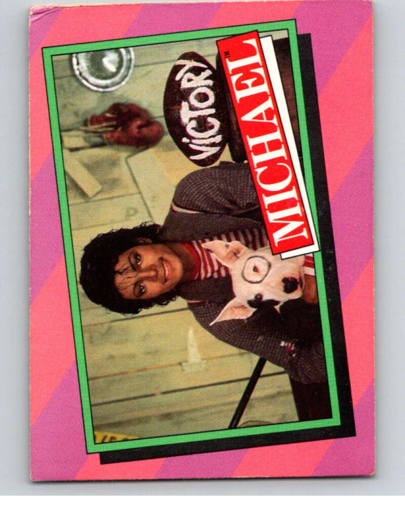 1984 Topps Michael Jackson #25 The videocassette V67563 Image 1