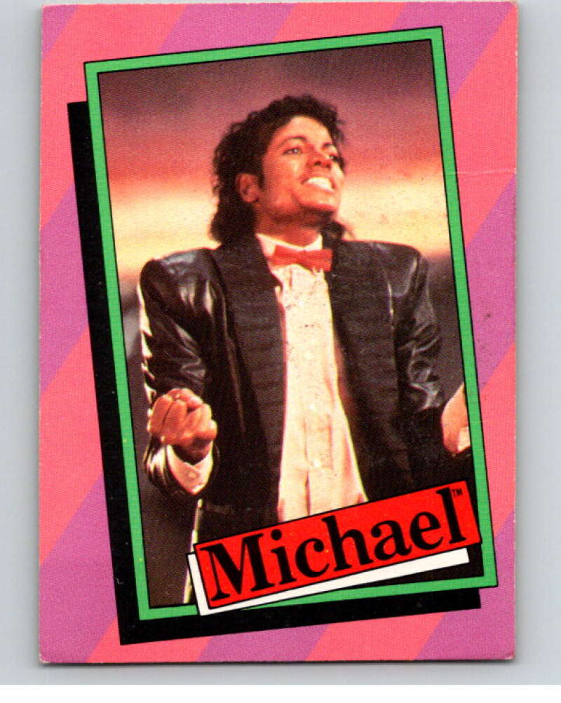 1984 Topps Michael Jackson #26 Thriller holds a number of records V67569 Image 1