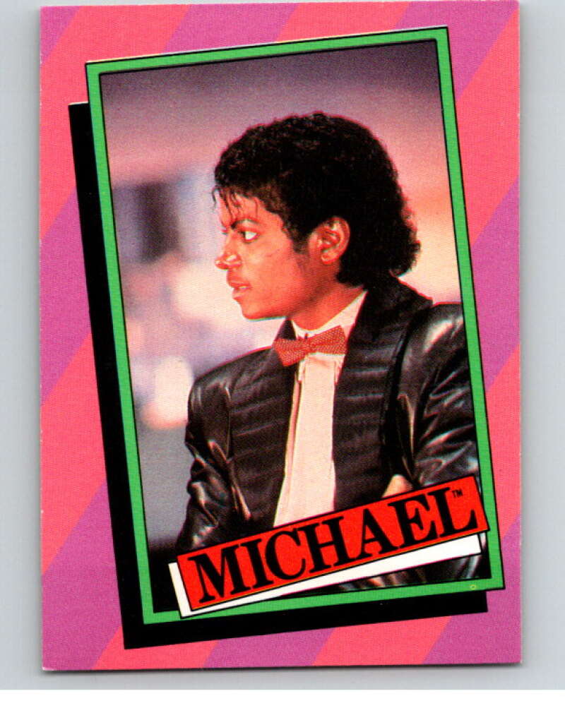 1984 Topps Michael Jackson #33 Michael Jackson has gone beyond V67599 Image 1