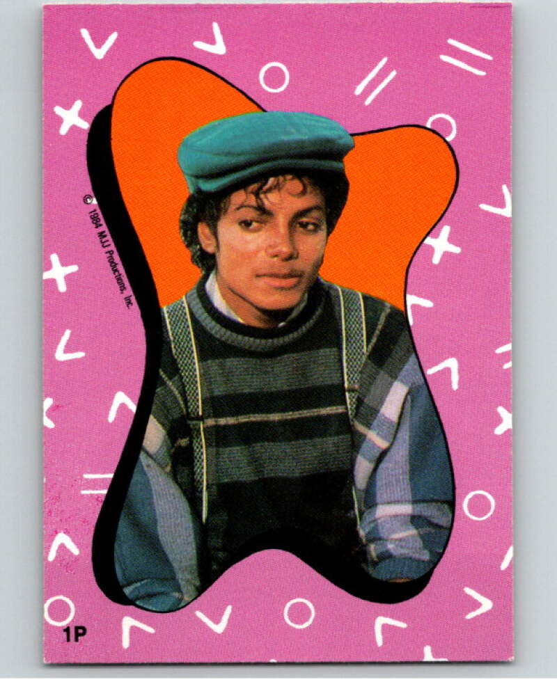 1984 O-Pee-Chee Michael Jackson #P1 Michael Jackson Puzzle Set V67601 Image 1