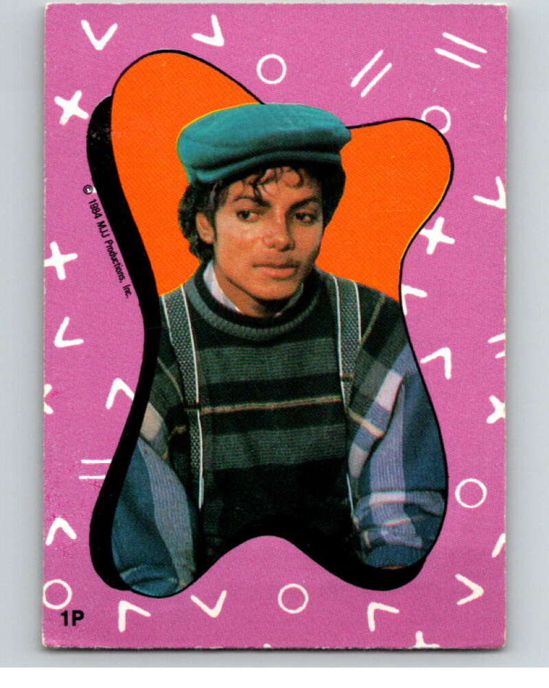 1984 O-Pee-Chee Michael Jackson #P1 Michael Jackson Puzzle Set V67602 Image 1