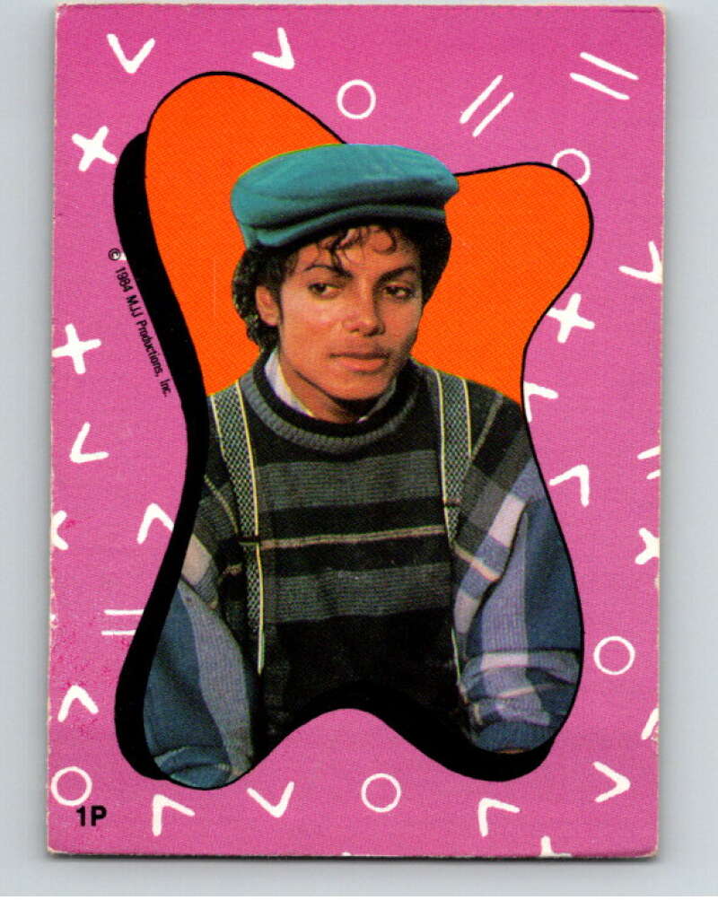 1984 O-Pee-Chee Michael Jackson #P1 Michael Jackson Puzzle Set V67603 Image 1