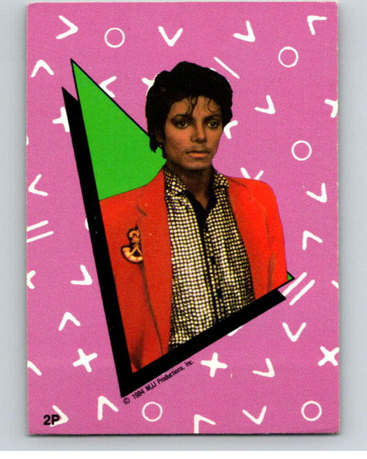 1984 O-Pee-Chee Michael Jackson #P2 Michael Jackson Puzzle Set  V67606 Image 1