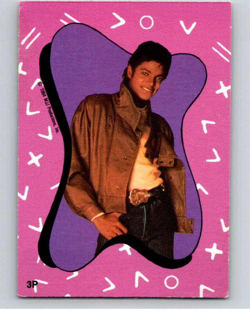 1984 O-Pee-Chee Michael Jackson #P3 Michael Jackson Puzzle Set V67608 Image 1