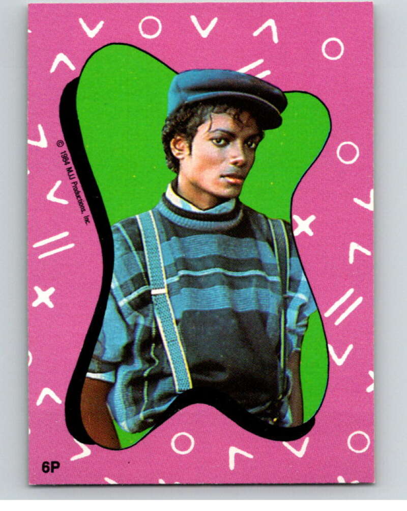 1984 O-Pee-Chee Michael Jackson #P6 Michael Jackson Puzzle Set V67624 Image 1